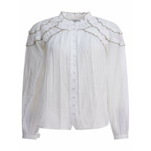 [ISABEL MARANT ETOILE] 라프리마 여성 셔츠 25AHT0681FB B3J04E20WH 화이트 /3