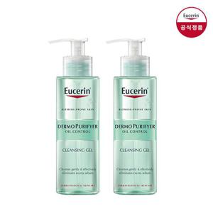 유세린 더모퓨리파이어 오일 컨트롤 클렌징 젤 200ml 2개