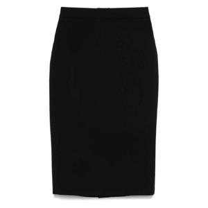 25 FW Alexander McQueen 울 미디 스커트 831528QJADK TP438108868