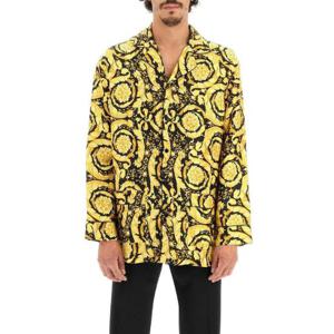 Versace 바로크 패턴 긴팔 파자마 셔츠 10053761A04661 5B000 TP944987809