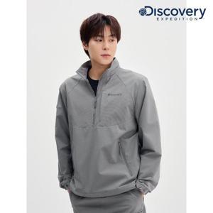 디스커버리 (DXTR37051_GRS) 프레시벤트 폴튼 하이브리드 하이넥 아노락 DXNW