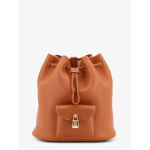 LORO PIANA Extra Drawstring L27 leather backpack FAP4322
