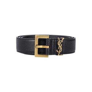 생로랑 가죽 벨트 634440DTI0W 1000 BLACK