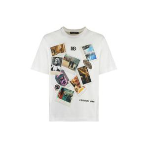 돌체앤가바나 반팔 티셔츠 G8PN9TG7O4R W0800 White