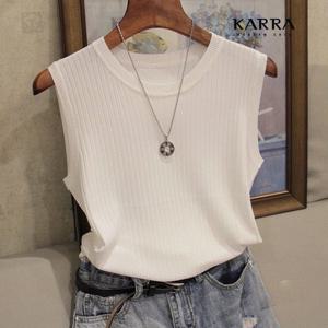 [카라]KARRA 골지라운드슬리브리스니트_A3F0920