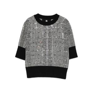 25 FW 에르마노설비노 스톤 장식 하운즈투스 티셔츠 D475L723CTEWI TP441247587