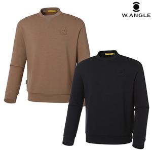 [와이드앵글]  WMU22261  남성 WAGLE 픽셀 로고 맨투맨 티셔츠