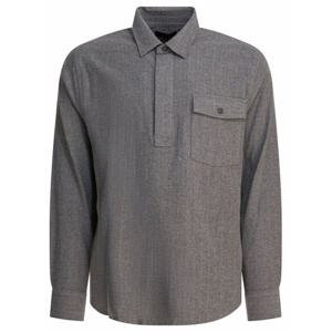 [VINCE] 라프리마 남성 헤링본 셔츠 M11811599 099HFG Grey /3