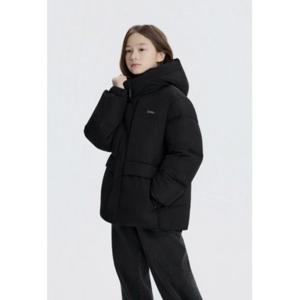 내셔널지오그래픽 키즈 [현대울산점] [2025 신상] K254UDW030 카이만 덕 숏다운 점퍼 BLACK 발열안감