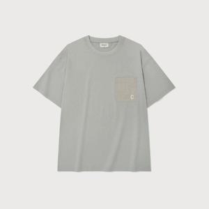 M 커버낫반팔티 CQK CO2502ST58-LG 소로나 나일론 포켓 티셔츠 Light Gray