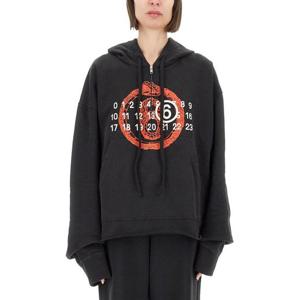 MM6 메종마르지엘라 후드 티셔츠 SH2GU0017 M25014900 BLACK PRI