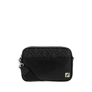 FENDI Black leather Camera Case crossbody bag 7M0286AJF0 F0GXN
