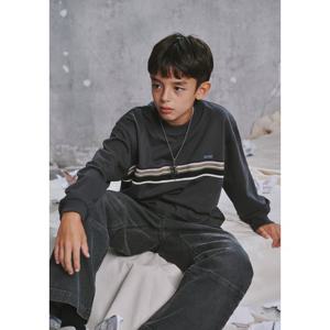 [블루테일]AZG3TS04CG 차콜그레이 트랙 긴팔티셔츠