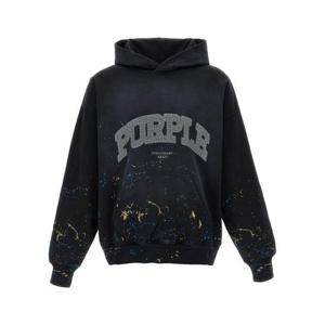 퍼플 브랜드 후드 티셔츠 A00243319 Black
