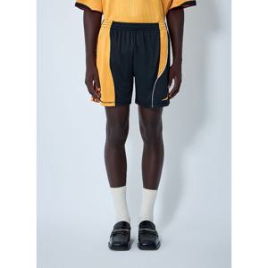 마틴로즈 로고 모티브 미드 라이즈 릴렉스 쇼츠 196JT15015 BLK