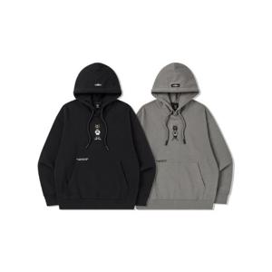 라이프워크후드티 CQK LW243HD107 미니힙독 아플리케 HOODY