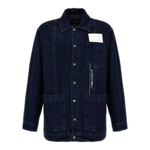 어콜드월 데님 셔츠 A00201406 Blue
