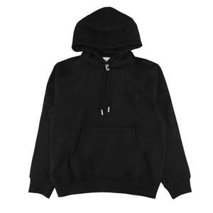 25FW 우영미 W253TS37 723B 백로고 후드 티셔츠 블랙