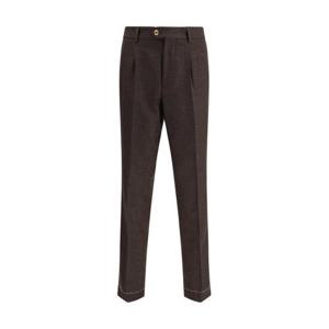 브루넬로 쿠치넬리 스트레이트 팬츠 MV412L00H C022 BROWN