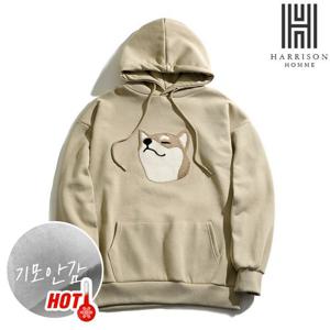 [해리슨]기모 시바 패치 후드티 ICKC1009