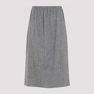 까르뱅 울 블렌드 스트레이트 미디 스커트 6252K21280 N751
