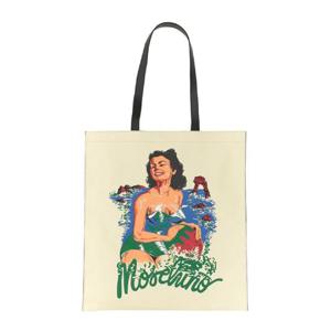 MOSCHINO 하와이안 프린트 토트백 744682131023