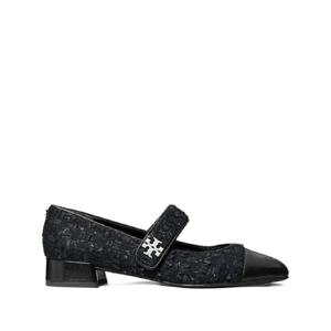 토리버치 tweed cap toe ballet flats 177192