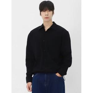 [빌리버스] 남성 환절기 포멀 오버핏 셔츠 스트링 남방 자켓 가을 카라 아우터 BRAT112