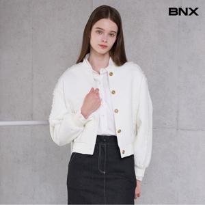 [BNX]트위드 숏카라 긴팔 자켓 (BX3JK003L0)