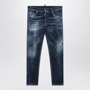 디스퀘어드2 스트레이트 팬츠 S74LB1556S30664 Blue