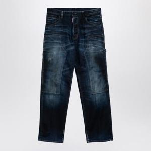 디스퀘어드2 스트레이트 팬츠 S71LB1473S30342 Blue