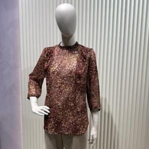 올리비아로렌 MG01 네크라인 프린트 쉬폰블라우스 VOCNL3F7221