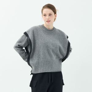 [유닛]캐시미어 블렌드 3웨이 펜넬 베스트 (UFKKVE465N-GREY)