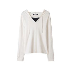 [CMT] 브이넥 후드 니트_TSAFSW004