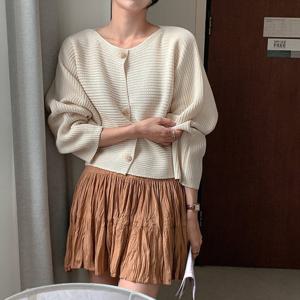 [올리비에스클로젯] 심플 라운드 가오리 가디건_O2509CD041C