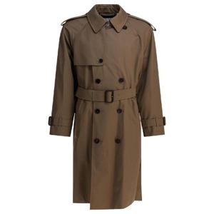 BURBERRY Long gabardine trench coat 8113612