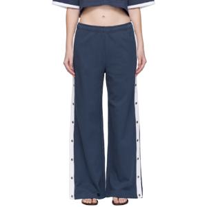 25 FW 수비 여성 네이비 오리진 스플라이스 트랙 팬츠 252088F086001