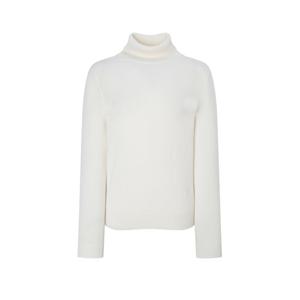 헤지스 여성 25FW 단4일브랜드데이캐시미어100% 클래식 터틀넥 아이보리 HSSW5DC01IV