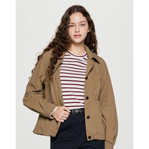 헤지스 여성 25FW 단4일브랜드데이캐주얼 경량 자켓 다크베이지 HSJA5D801I3
