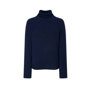 헤지스 여성 25FW 단4일브랜드데이캐시미어100% 클래식 터틀넥 네이비 HSSW5DC01N2