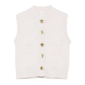 25 FW 포르테포르테 버튼 디테일 포켓 니트 베스트 14147MYKNIT TP441928137