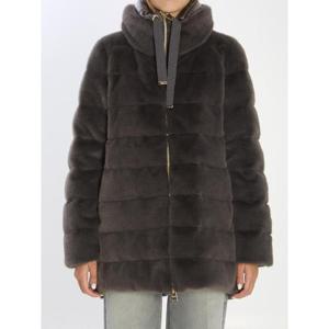 HERNO Faux fur down jacket PI002123D9480