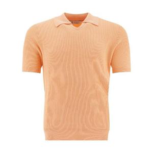 BRUNELLO CUCINELLI M29400015CNN40 Linen and cotton polo shirt