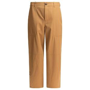 LOEWE H526Y04WGOBEIGE Cotton and silk cargo trousers