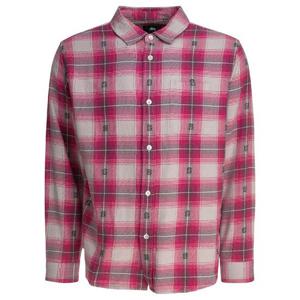 STUSSY 11103520604 PINK Motif plaid shirt