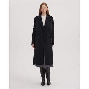 질스튜어트 뉴욕 여성 24FW 블랙 포켓 울캐시미어혼방 코트 WJCO4D770BK