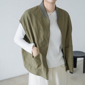엄마옷 마담4060 써니클투웨이조끼 여성 데일리 모던베이직 -ZVE2509009-