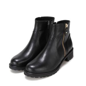 [바바라]바바라 소가죽 여성앵클부츠 4.5cm_BBG801BK