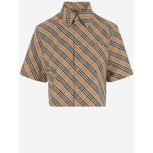 BURBERRY Burberry Shirts Beige 8106190 EX 8103544SAND IP CHECK