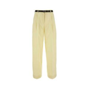 질샌더 스트레이트 팬츠 J02KA0152J40002 737 Yellow